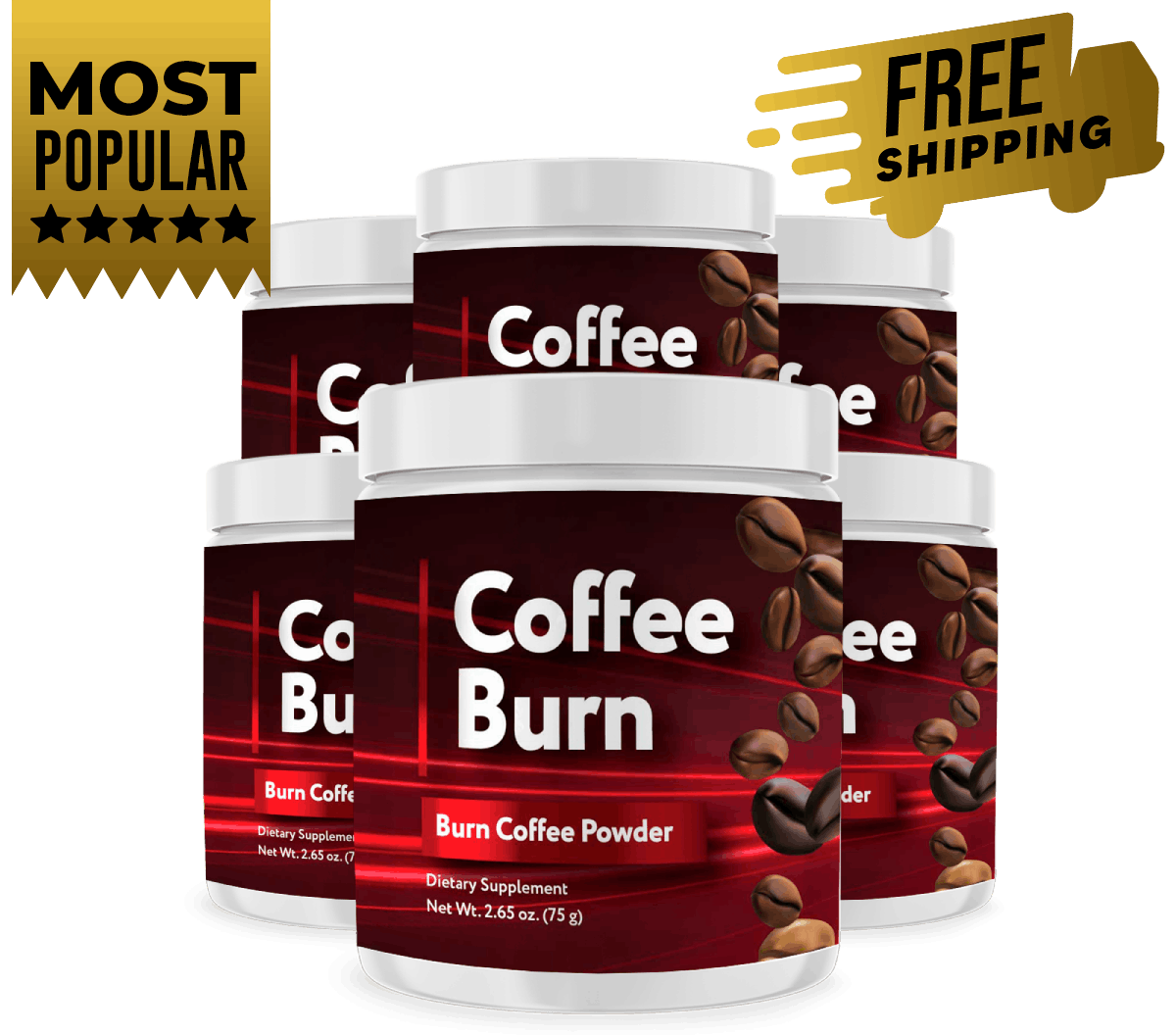 Coffee Burn 6 bottle